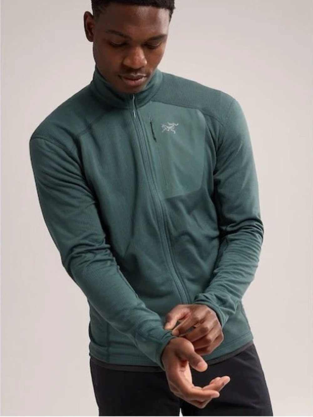 Arc'teryx Men's Delta Grid Fleece Jacket - Boxcar Green - Size Large XXL